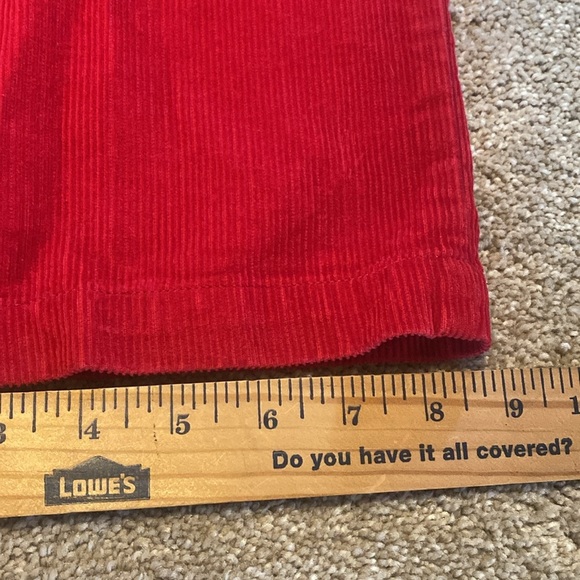 Vineyard Vines Red Corduroy Club Pants Size W33 L32 - Picture 10 of 12